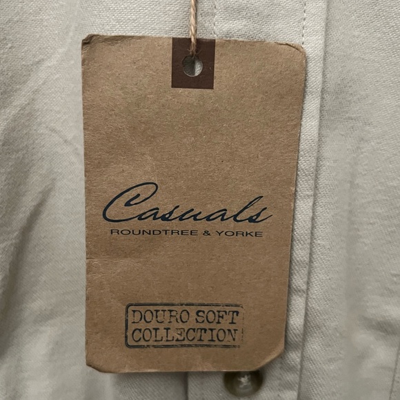 Casuals round tree & Yorke NWT long sleeve men’s button up size XL - Picture 2 of 5